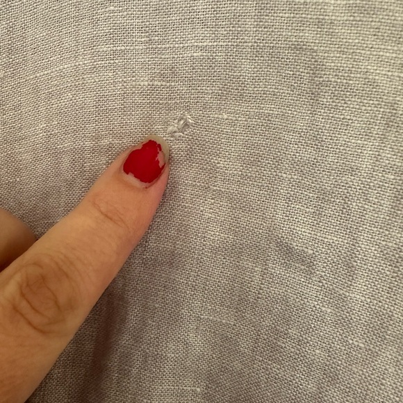 C&C California Soft Lilac Linen shirt dress with pockets casual‎ comfort - Picture 5 of 8